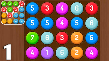 Number Puzzle - Bubble Match - Gameplay Walkthrough Part 1 All Levels (Android & iOS)