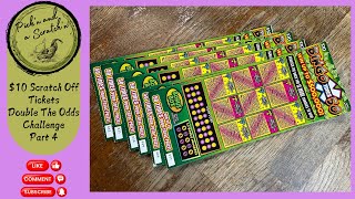 Bingo Times 50 - Part 4 $10 Ohio Lottery Scratch Off Tickets - Double The Odds Challenge
