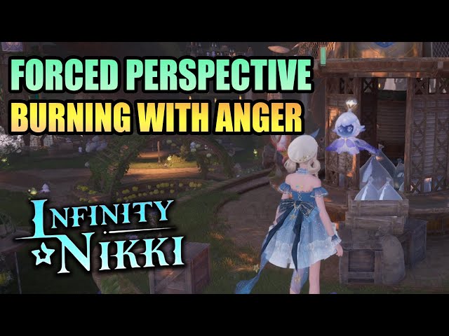 Forced Perspective Burning With Anger Random Quest INFINITY NIKKI