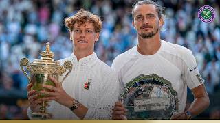 Champion Jannik Sinner receives the Gentlemen's Singles Trophy 🏆 | Wimbledon 2026
