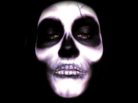 Beste Halloween Classic.. Skull/Skeleton Makeup Tutorial. - YouTube VH-79