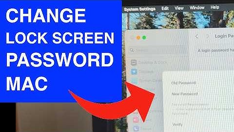 Hoe je het wachtwoord van je vergrendelscherm op een Apple Mac kunt wijzigen