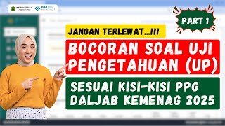 Bocoran Soal Up Ppg Kemenag 2025  Part 1