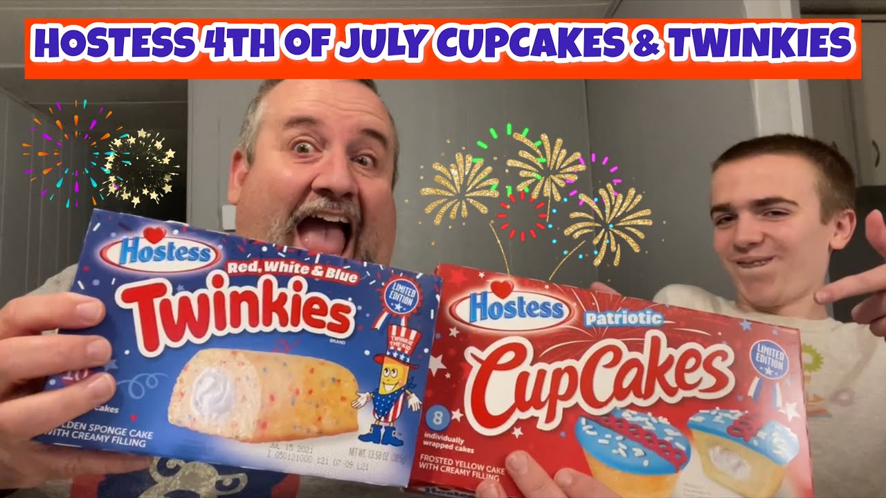 Hostess Limited Edition 4th of July Cupcakes & Twinkies YouTube