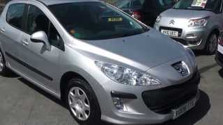 Vo08Tyg Peugeot 308 S In Silver At Wes Garages, Gloucester