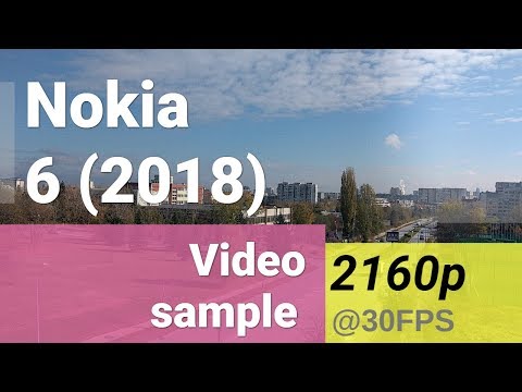 Nokia 6 (2018) 2160p video sample