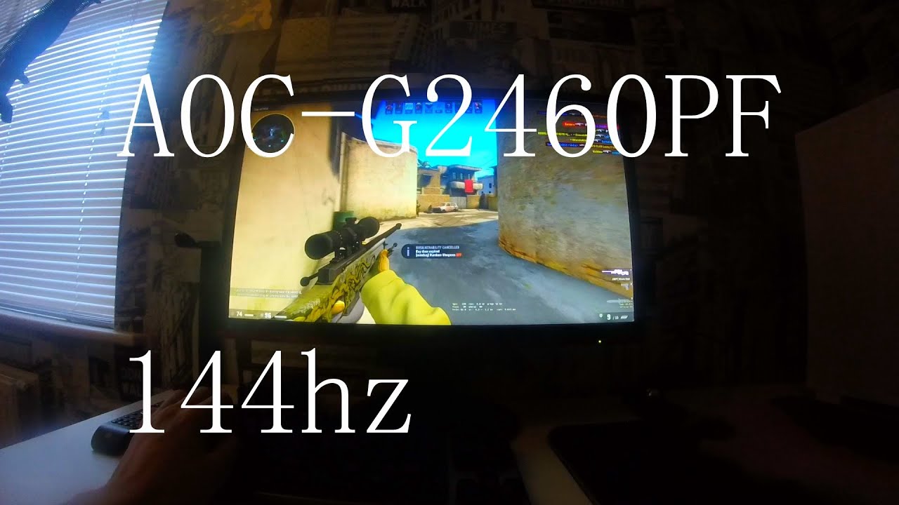 AOC G2460PF - DM CS:GO - YouTube