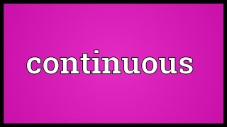 Continuous Meaning Profile