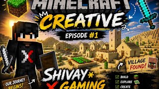 Minecraft series creative mode ep 1 ❤️