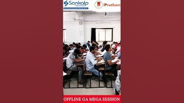 #OFFLINE_GA_MEGA_SESSION@Sankalp Education BY NIIKHILL SIR #Sunday