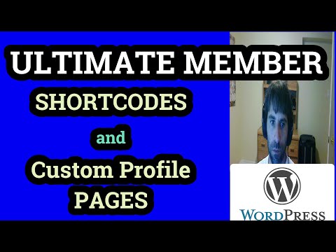 ULTIMATE MEMBER ShortCodes and Custom Profile Pages Tutorial with Elementor and Wordpress.