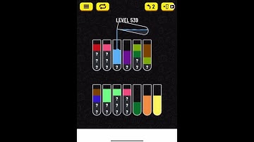 water sort puzzle level 539