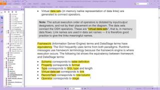 DataStage: Basics: Framework Engine and Terminology
