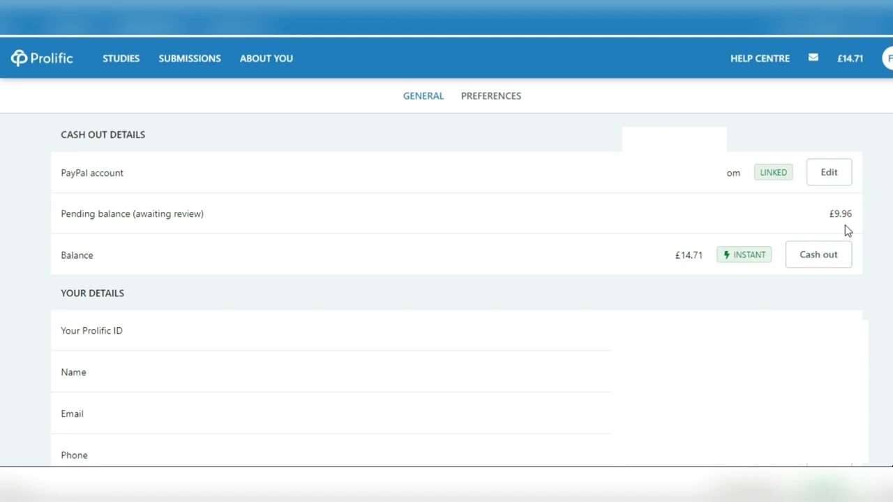 How to make money online in South Africa ( prolific cashout)