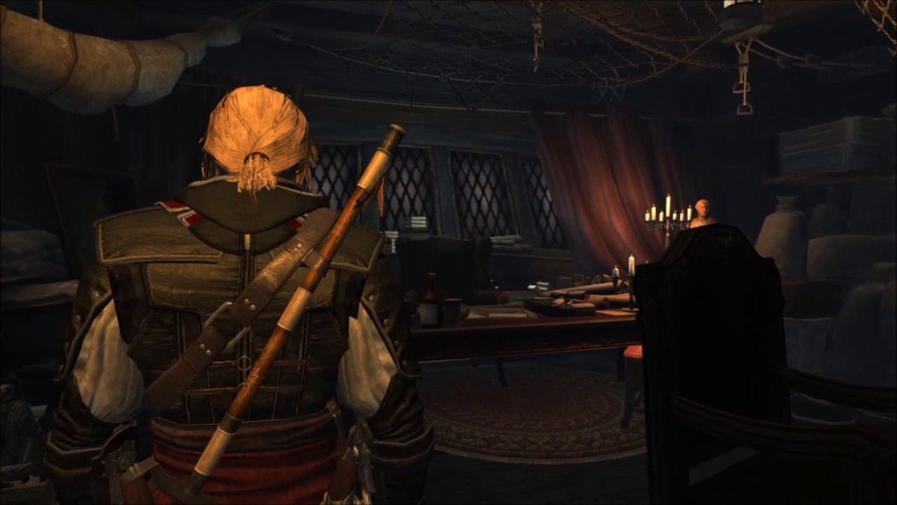 Assassin's Creed IV - Captain's Cabin Ambiance (sea shanties, waves, birds)