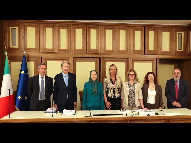 Maryam Rajavi at Italian Senate: Iranian regime Executed 2,400 People in One Year-  16 Jul 2026