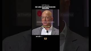 🧠Jeff Bezos no usa diapositivas #wealth #jeffbezos #celebrity #entrepreneur #ceo