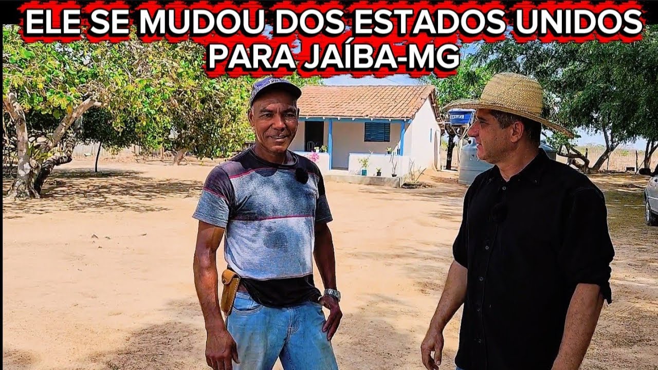 SEU JOAQUIM ESTÁ FELIZ COM A COMPRA DO SÍTIO EM JAÍBA.