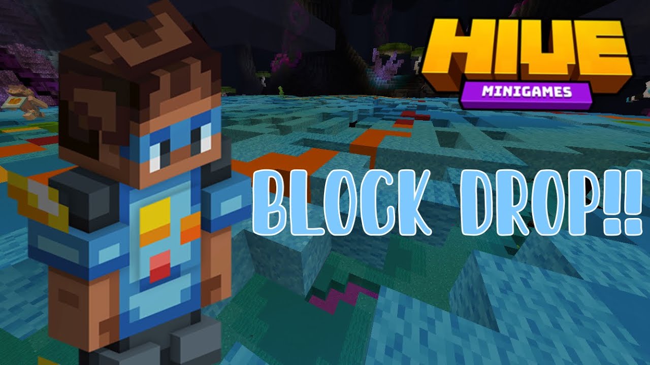Block Drop || The Hive Minecraft || - YouTube
