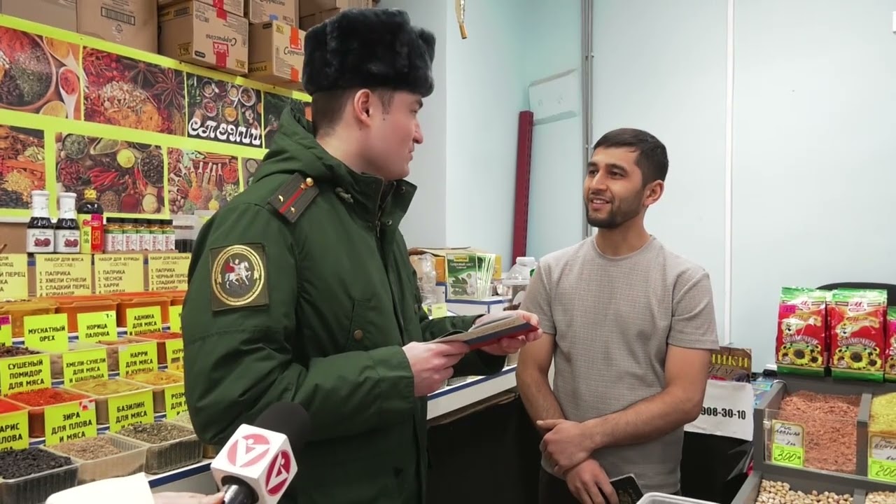 Во Владимире военные следователи в рамках рейда проверили документы бывших иностранцев