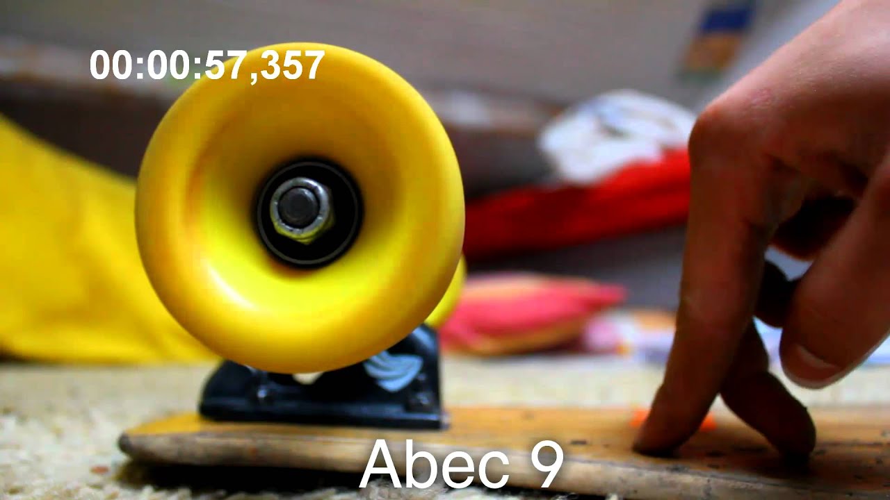 Sector 9 Abec 9 Platinum Series Bearing Spin YouTube