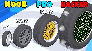 NOOB vs PRO vs HACKER - Level Up Wheel