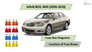 Infiniti M35, M45 (2006-2010) Fuse Box Diagrams 2008 Infiniti M35 Ac Relay Location