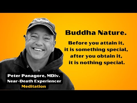 Buddha Nature Before you attain it is something special after you obtain it, it is nothing special