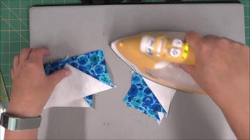 Sun and waves quilt block video