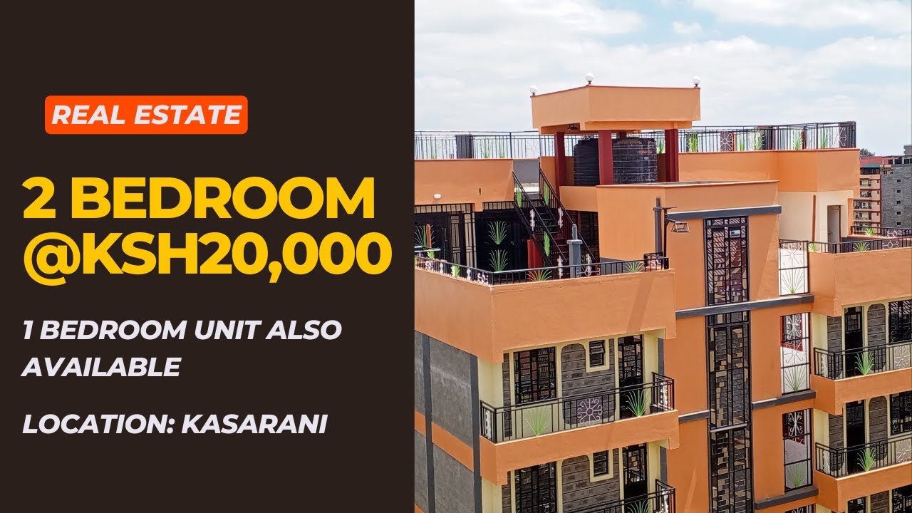 MODERN 1 AND 2 BEDROOM APARTMENT AT KASARANI