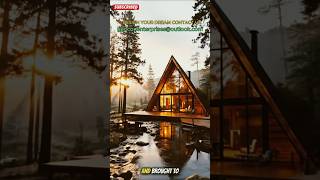 Modern A-Frame Forest House Movie Real Cabin Design By Geocon Arc