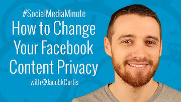 How to Hide or Limit Past Facebook Posts and Make Photo Albums Private - #SocialMediaMinute