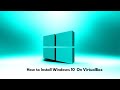 How to install windows10 64 bit on vmware workstation