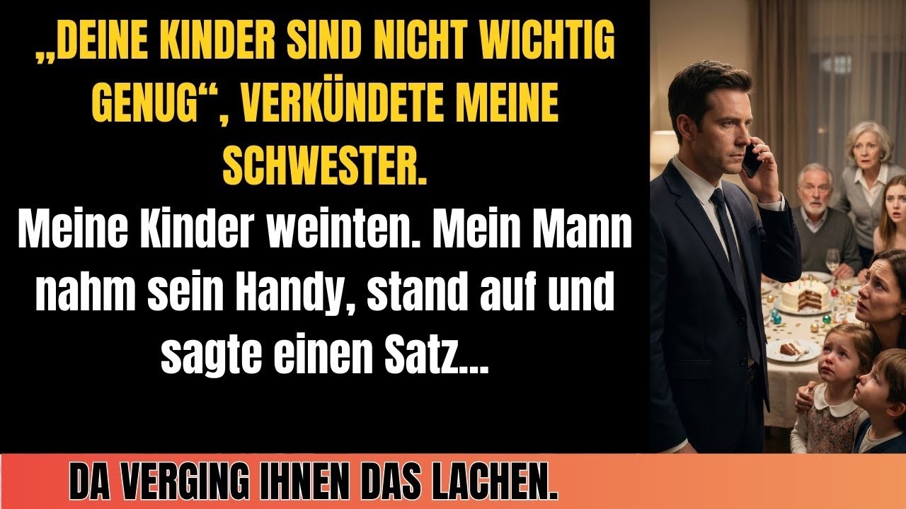 Meine Familie sagte; „Deine Kinder sind nicht wichtig genug für den Geburtstag“ – Dann...