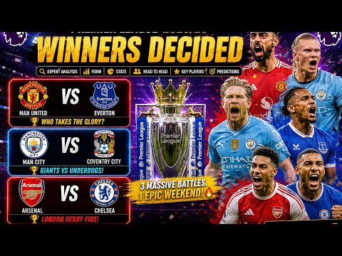 Video BIG TROUBLE. Premier League RUMBLE, Arsenal vs Chelsea, Man City & Everton vs Man Utd