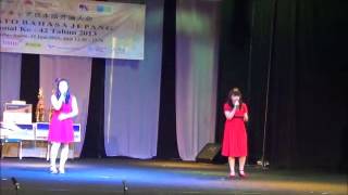 [Priska & Atikah] Tohoshinki - Wasurenaide (Final Japanese Speech Contest, RRI)
