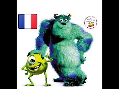LEARN FRENCH - french lesson  with Monster Inc ( french dub english sub )
