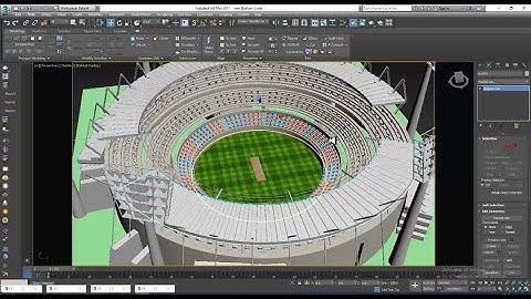 3DsMax Tutorials, Learn 3D Modeling & Texturing a Stadium from Scratch in 3dsmax (Part 7)