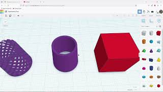 Using the duplicating tool in Tinkercad