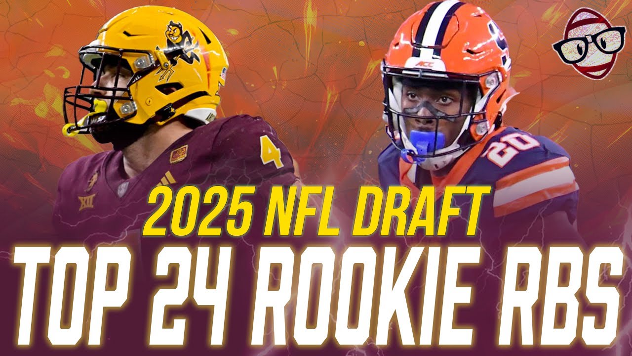 Our Combined Top 24 Rookie RB Rankings! Pre-2025 NFL Draft - YouTube
