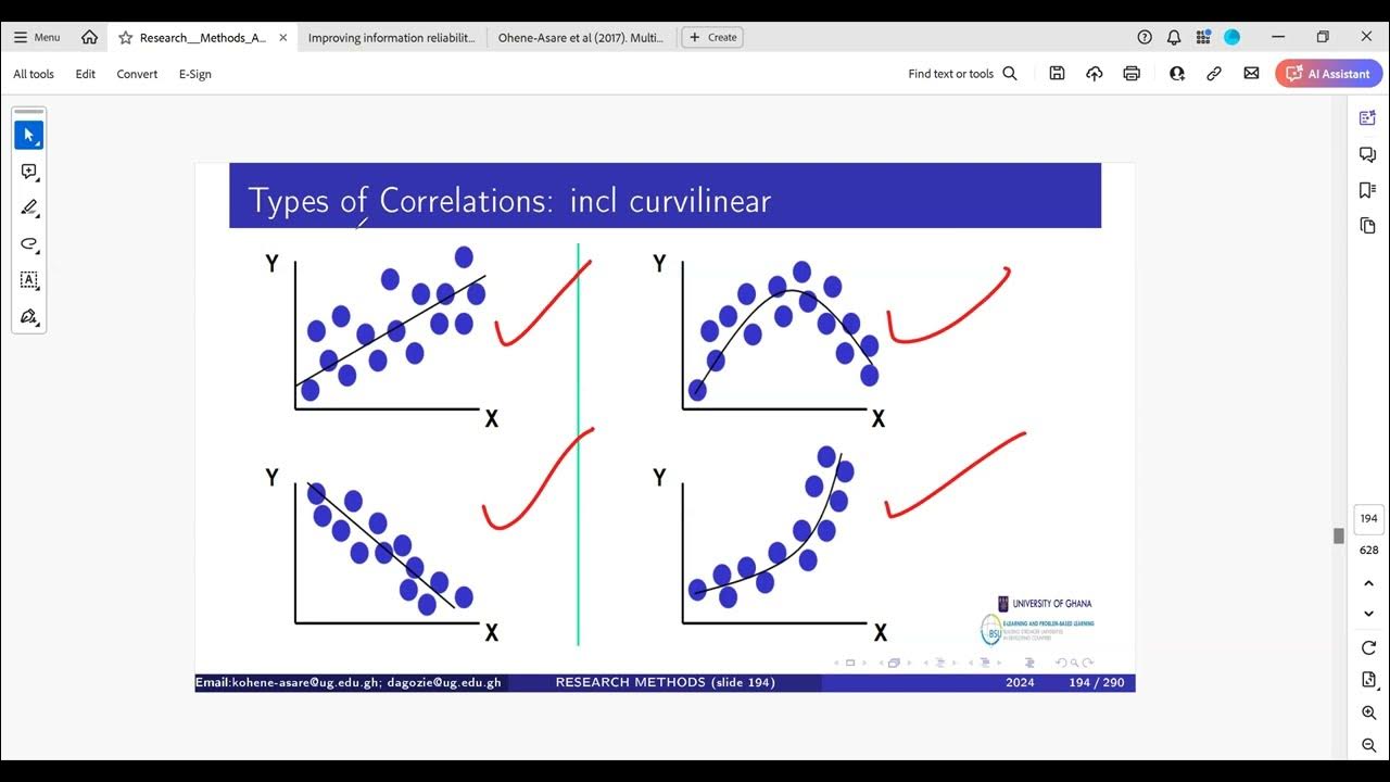 Correlation & Regression part 1 - YouTube