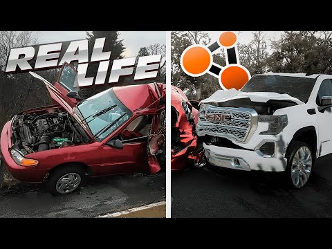 Видео: Аварии на реальных событиях в BeamNG.Drive #46