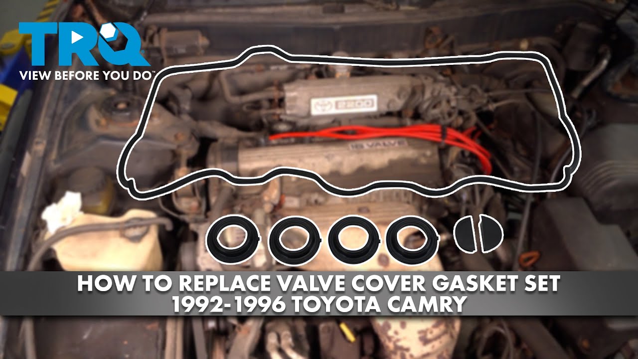 How to Replace Valve Cover Gasket Set 1992-1996 Toyota Camry - YouTube