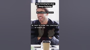 The Availability Heuristic #PsycheExploration#BrainHacks#PsychologyExplained#NeuroscienceInsights