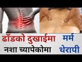 Method of treatment for back pain and drug intoxication kamal bahadur rajlawatgurjo