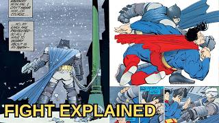 Batman Vs Superman Fight Explained (Frank Miller The Dark Knight Returns)