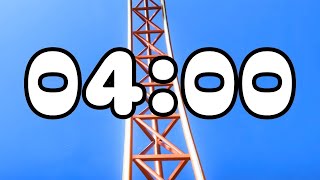 Day 12 Challenge – 4 Minutes Countdown Rollercoaster Timer Classroom Quiz – Cute Timers