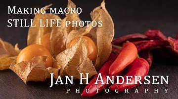 Making macro STILL LIFE photos
