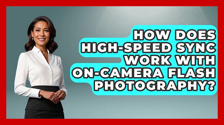 How Does High-speed Sync Work With On-camera Flash Photography? - Image Review Studio