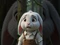 Bibi Found a Button… 🔴 #shorts #3danimation #cutebunny
